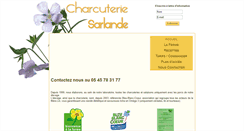 Desktop Screenshot of charcuterie-sarlande.fr